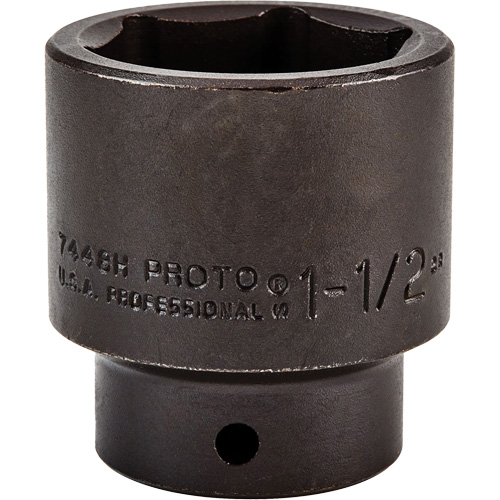 Socket, Impact, 1-1/2", 1/2" Drive, 6 Points Duraquip Inc