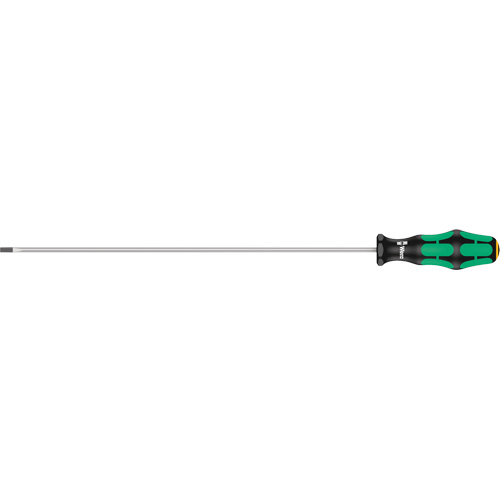 Slotted Screwdriver, 5/32" Tip, Round, 15-3/4" L, Plastic Handle Duraquip Inc
