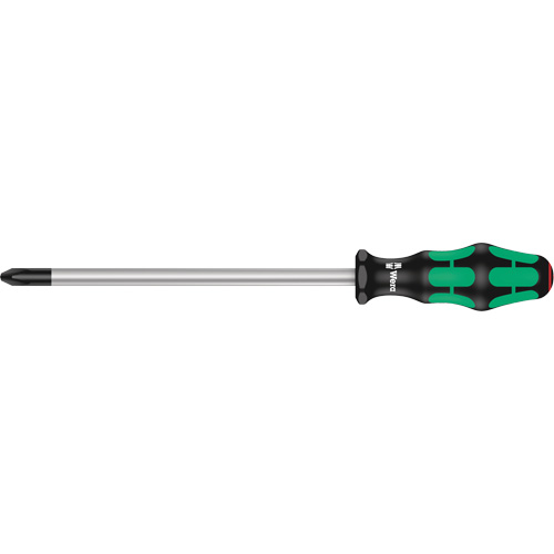 Phillips Screwdriver, #4 Tip, Round, 12-3/16" L, Plastic Handle Duraquip Inc