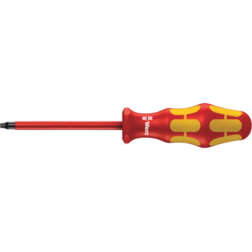 Insulated Square Plus Screwdriver, #2 Tip, Round, 8-1/16" L, Plastic Handle Duraquip Inc