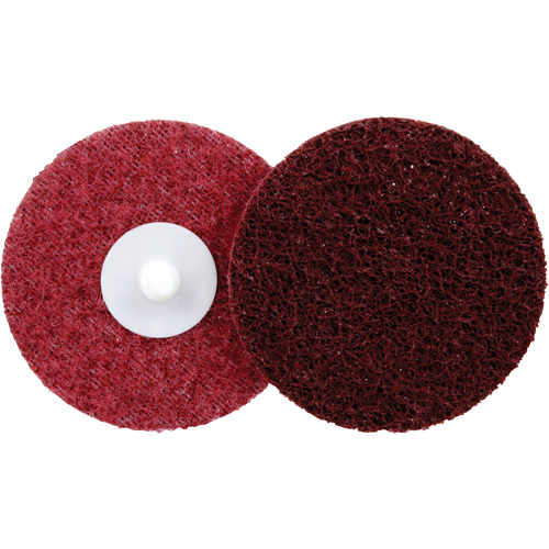 Disque de conditionnement de surface &agrave; remplacement rapide Standard Abrasives, 3" dia., Grain Moyen, Oxyde d'aluminium Duraquip Inc