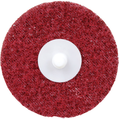 Disque de conditionnement de surface &agrave; remplacement rapide Standard Abrasives, 3" dia., Grain Moyen, Oxyde d'aluminium Duraquip Inc