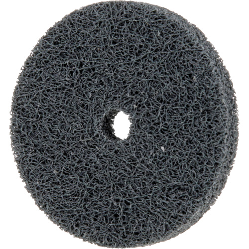 Meule homog&egrave;ne &agrave; faible densit&eacute; de s&eacute;rie 500 Standard Abrasives, 2" x 1/4", Arbre de 1/4", Grain de Fin, Carbure de silicium Duraquip Inc