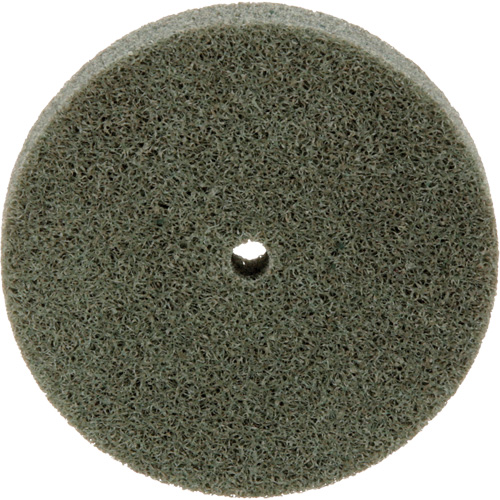 Meule homog&egrave;ne &agrave; faible densit&eacute; de s&eacute;rie 500 Standard Abrasives, 3" x 1/2", Arbre de 1/4", Grain de Moyen, Oxyde d'aluminium Duraquip Inc