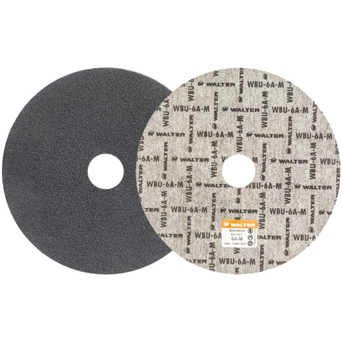 Blendex U Finishing Wheel, 6" Dia., 6AM Grit, Silicon Carbide Duraquip Inc