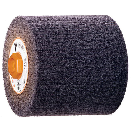 Tambour de conditionnement de surface Blendex, 4-1/2" dia. x 4" la, 5/8"-11 Arbre, Grain HG Duraquip Inc