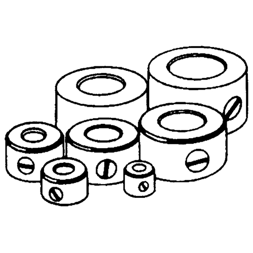 Ensemble de 5 collets de but&eacute;e &agrave; r&eacute;glage de profondeur Duraquip Inc