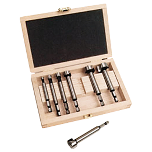 Woodpecker Forstner Bit Kits in a Wooden Box, 7 Pieces, High Carbon Steel Duraquip Inc