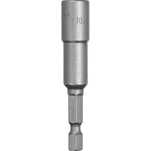 Tourne-&eacute;crou, Embout 5/16", Prise 1/4", 2-9/16" lo, Magn&eacute;tique Duraquip Inc