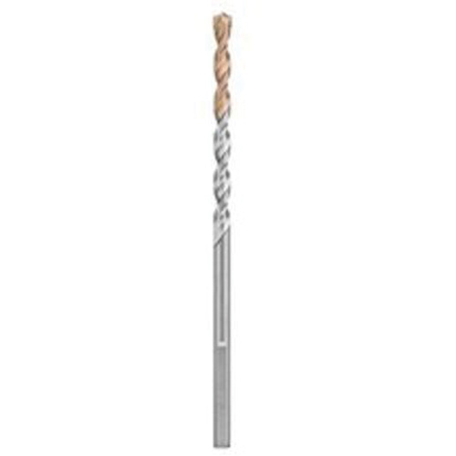 4-Flute Hammer Drill Bit, 1/4", 3-Flat Shank, Carbide Duraquip Inc