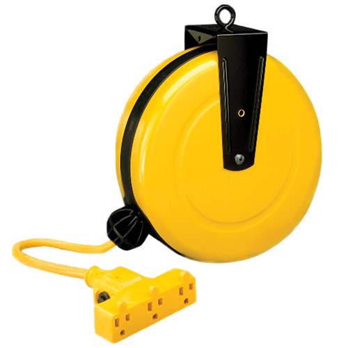Extension Reels, 30', SJT, 14/3 Gauge, 13 A Duraquip Inc
