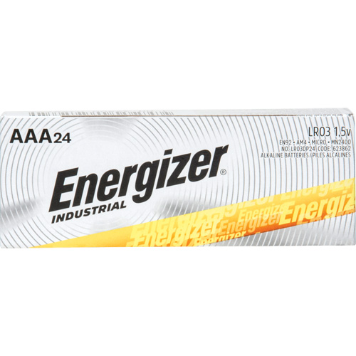 Alkaline Industrial Batteries, AAA, 1.5 V Duraquip Inc