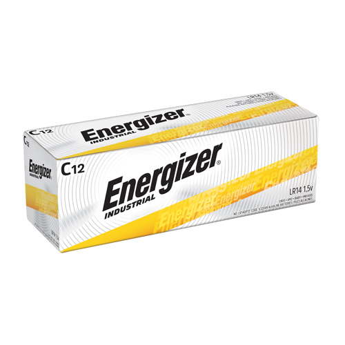 Alkaline Industrial Batteries, C, 1.5 V Duraquip Inc