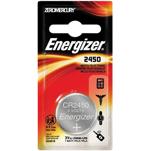 CR2450 - Lithium Batteries, 3 V Duraquip Inc