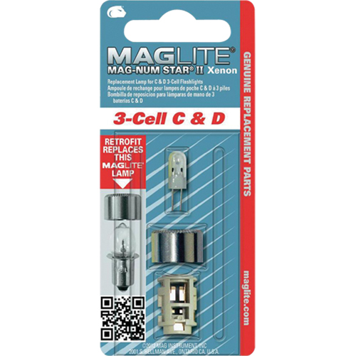 Ampoule de rechange pour lampe de poche &agrave; 3 piles C & D Duraquip Inc