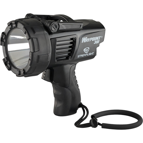 Waypoint&reg; 300 Pistol Grip Spotlight, LED, 1000 Lumens, Rechargeable Batteries Duraquip Inc