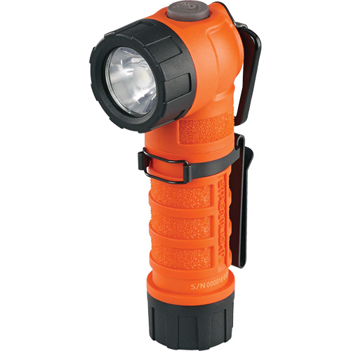 PolyTac&reg; 90 X Right Angle Flashlight, LED, CR123A Batteries, Polymer Duraquip Inc