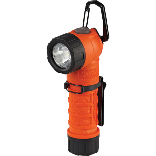 PolyTac&reg; 90 X Right Angle Flashlight, LED, CR123A Batteries, Polymer Duraquip Inc