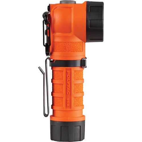 PolyTac&reg; 90 X Right Angle Flashlight, LED, CR123A Batteries, Polymer Duraquip Inc