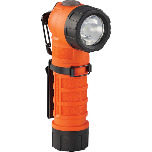 PolyTac&reg; 90 X Right Angle Flashlight, LED, CR123A Batteries, Polymer Duraquip Inc