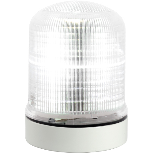 Streamline&reg; Modular Multifunctional LED Beacons, Continuous/Flashing/Rotating, Clear Duraquip Inc