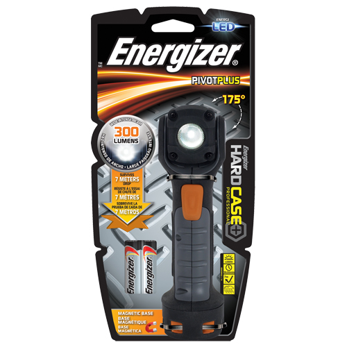 PivotPro Flashlights, LED, 300 Lumens, AA Batteries Duraquip Inc
