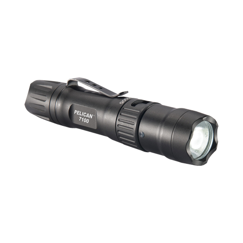 7100 Tactical Flashlight, LED, 695 Lumens, AA Batteries Duraquip Inc