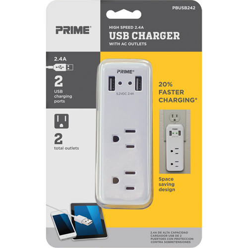 Chargeur USB Prime Duraquip Inc
