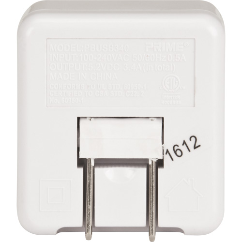 Chargeur USB Prime haute vitesse Duraquip Inc