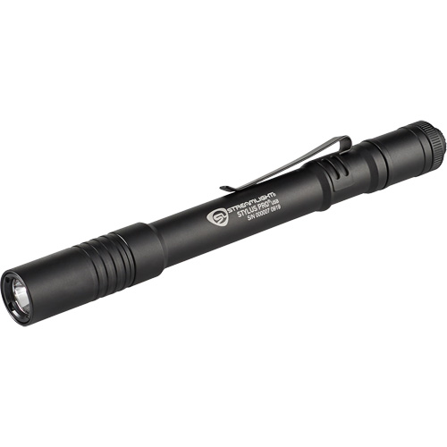 Lampe de poche stylo USB Stylus Pro, DEL, 350 lumens, Corps en Aluminium, piles Rechargeable, Compris Duraquip Inc