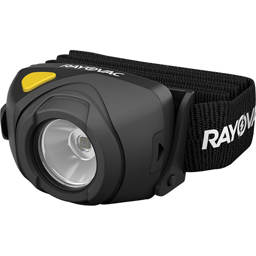 Lampe frontale HD pratiquement indestructible Workhorse Pro, DEL, 210 lumens, 17 hres de fonctionnement, piles AAA Duraquip Inc