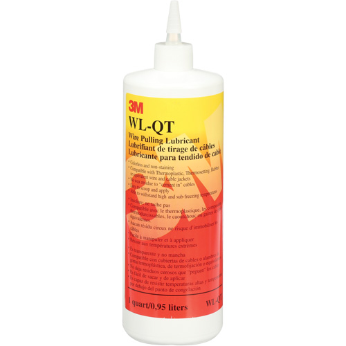 Lubrifiant pour tirage de c&acirc;bles, Bouteille pressable Duraquip Inc