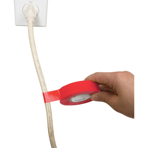 Ruban isolant, 19 mm (3/4") x 18 m (60'), Rouge, 7 mils Duraquip Inc