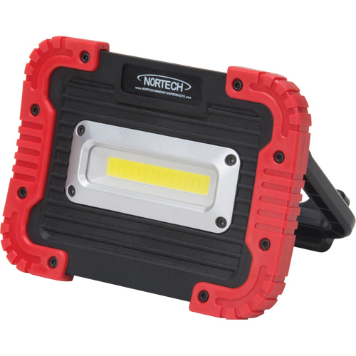 Portable Work Light, LED, 10 W, 1000 Lumens, Plastic Housing Duraquip Inc