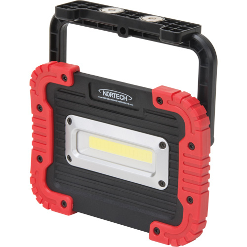 Portable Work Light, LED, 10 W, 1000 Lumens, Plastic Housing Duraquip Inc