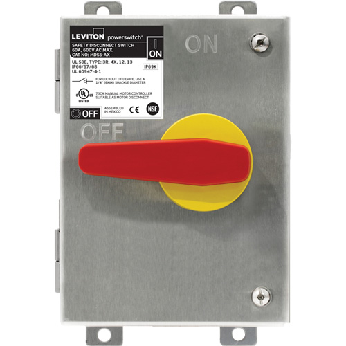 Sectionneur en acier inoxydable Duraquip Inc