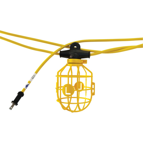 Courroie de lumi&egrave;res moul&eacute;e et robuste, 5 Lumi&egrave;res, 600" lo, Boîtier en Plastique Duraquip Inc