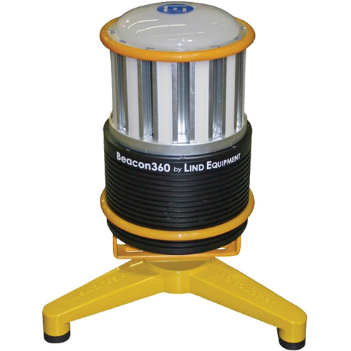 Beacon360 GO Portable Work Light with Floor Stand, LED, 45 W, 6000 Lumens, Aluminum Housing Duraquip Inc