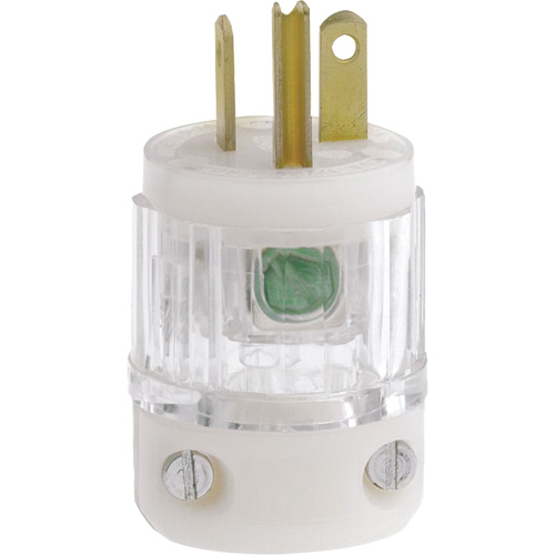 Hospital Grade Extension Plug, Nylon, 20 Amps, 125 V Duraquip Inc