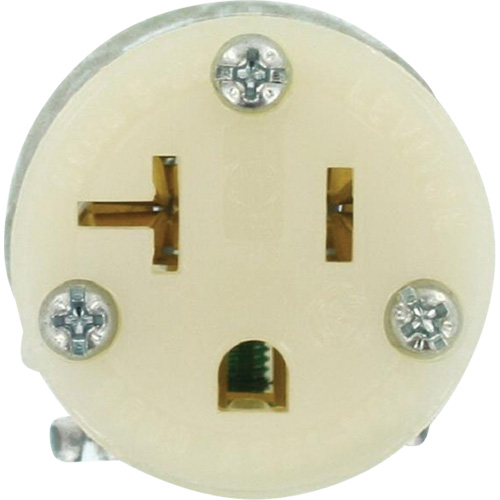 Hospital Grade Extension Plug Connector, 5-20R, Nylon Duraquip Inc