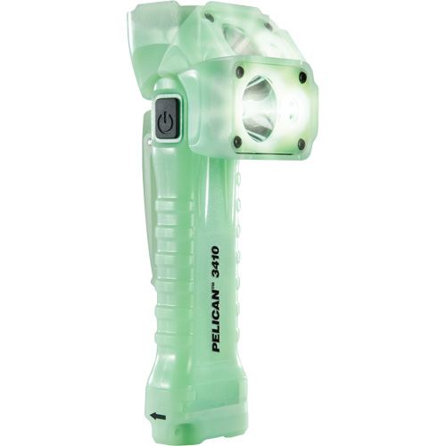 Right Angle Flashlight, LED, 653 Lumens, AA Batteries Duraquip Inc