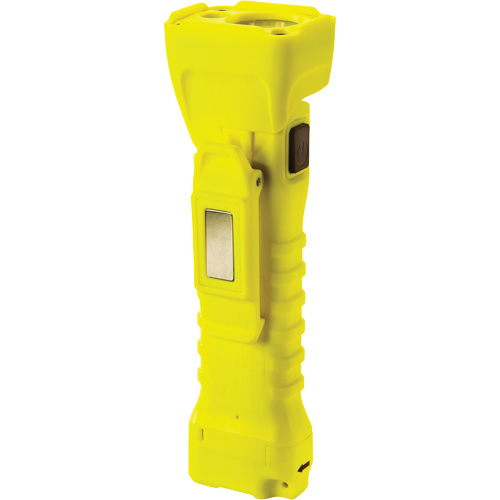 Magnetic Right Angle Flashlight, LED, 336 Lumens, AA Batteries Duraquip Inc