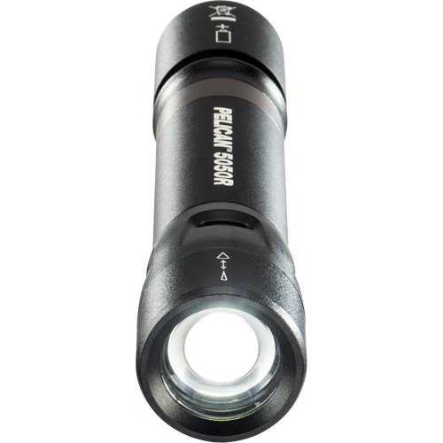 5050R Flashlight, LED, 393 Lumens, Rechargeable Batteries Duraquip Inc