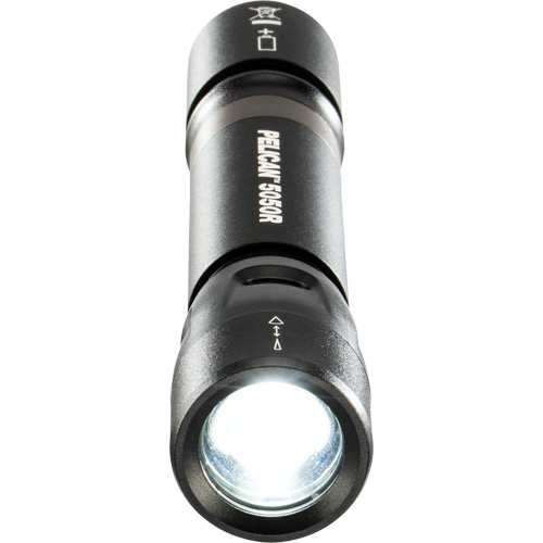 5050R Flashlight, LED, 393 Lumens, Rechargeable Batteries Duraquip Inc