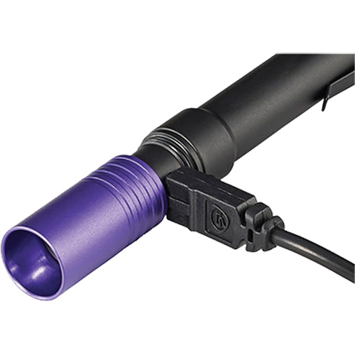 Lampe stylo UV avec port de recharge micro USB Stylus Pro, DEL, Corps en Aluminium, piles Rechargeable, Compris Duraquip Inc