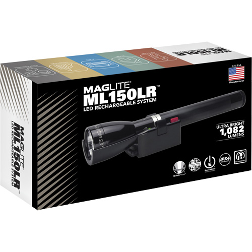 Lampe de poche &agrave; recharge rapide ML150LR(X), DEL, 1082 lumens, Piles Rechargeable Duraquip Inc
