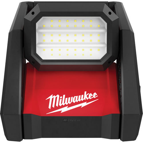 M18 Rover Dual Power Flood Light, LED, 2000/4000/1200 Lumens, Plastic Housing Duraquip Inc