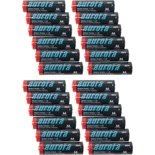 Alkaline Batteries, AA, 1.5 V Duraquip Inc