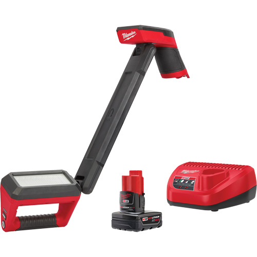 Ensemble d'&eacute;clairage pour soubassement de carrosserie M12, Magn&eacute;tique, Rechargeable, 1200 lumens Duraquip Inc