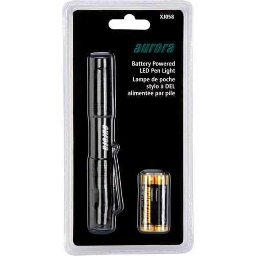 Lampe de poche stylo Cree, DEL, 90 lumens, Corps en Aluminium, piles AAA, Compris Duraquip Inc